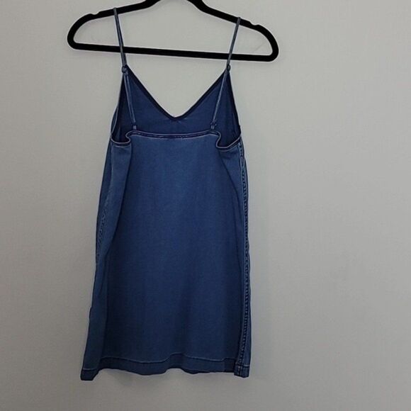 Wilfred Free Vivienne chambray mini dress Sz XXS - Picture 5 of 9